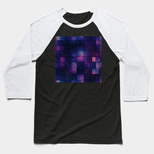 Perpetual Cosmos - Infinite Nebula Seamless Pattern Baseball T-Shirt